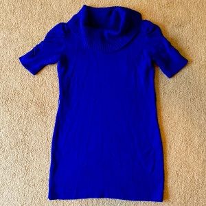 Like new, royal blue sweater dress